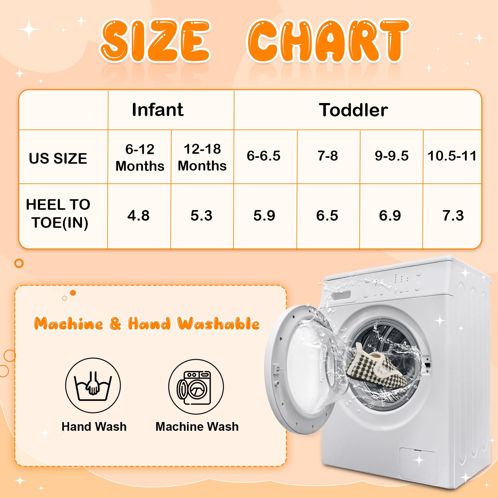 BARERUN Toddler & Boy's Warm Fuzzy Kids Slippers - Cozy Slip-on House Shoes With Non-Slip Rubber Sole - Soft, Lightweight Walking Shoes - Indoor/Outdoor - BlackDot - 12-18 Months