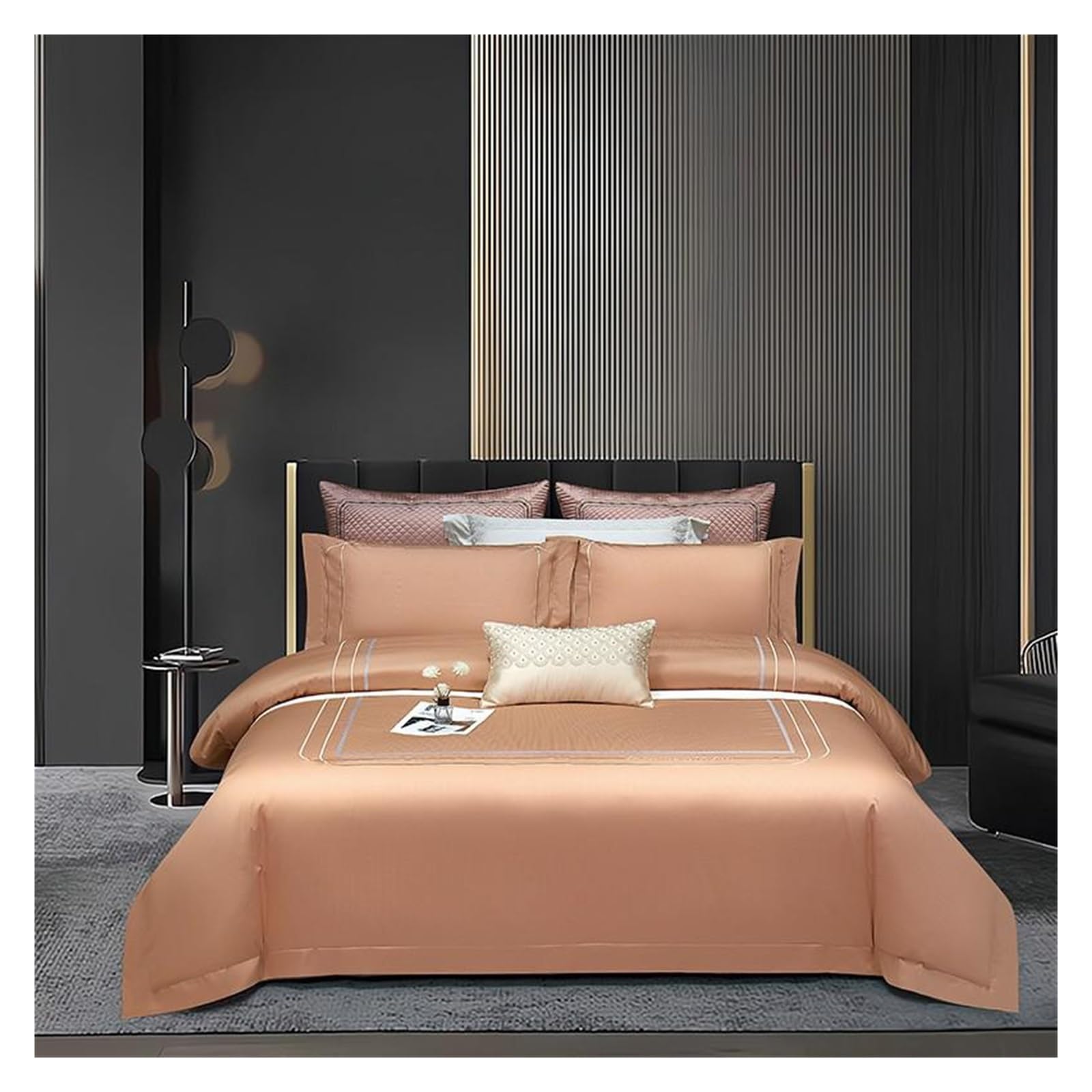 100 Cotton Sheets Set - 1200 Thread Count Luxury Egyptian Cotton Bed Sheets Soft Smooth and Cooling 16