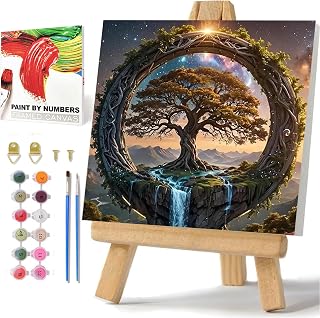 Tree of Life Paint by Number, Paint by Numbers Kit for Adults 10x10 Inch