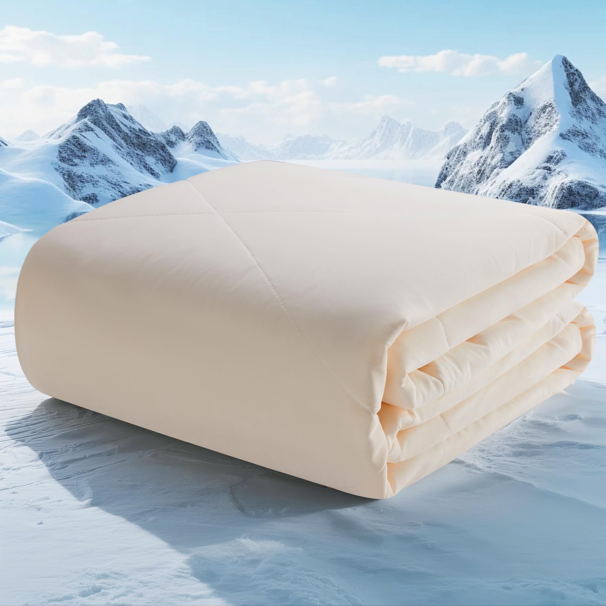 Autsel Cooling Blanket for Night Sweats, Summer Blanket - Cool Quilt - Double sided Lightweight Cool Blanket for Bed, Sofa, Chair, Travel, 200x220cm