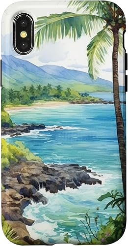 Miniatura 7 de Funda estética para iPhone 11 Tropical Hawaii Forest Beach Ocean Art