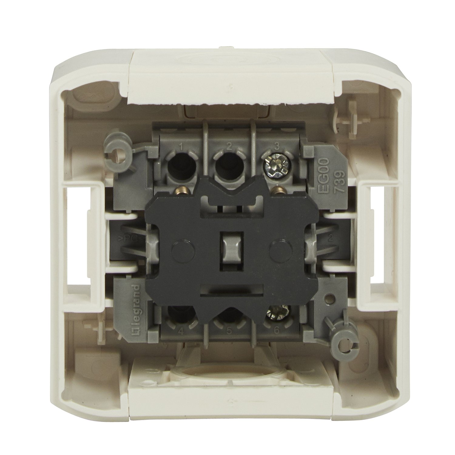 Legrand 782364 Surface-Mounted Button Splash-proof (IP44) for Wall Mounting, Standard-weiß - Image 3