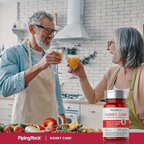 Miniatura 6 de Piping Rock Suplemento de apoyo renal | 60 cápsulas | Fórmula de cuidado y restauración | para hombres y mujeres | Sin OMG, sin gluten