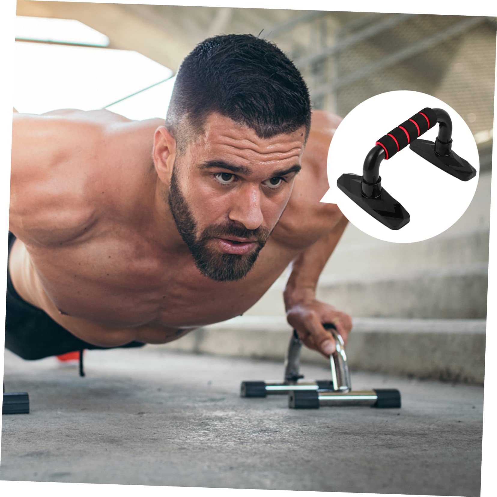 Toddmomy 2pcs Push-up Stands Handles for Arm Strength Training Home Exercise Equipment