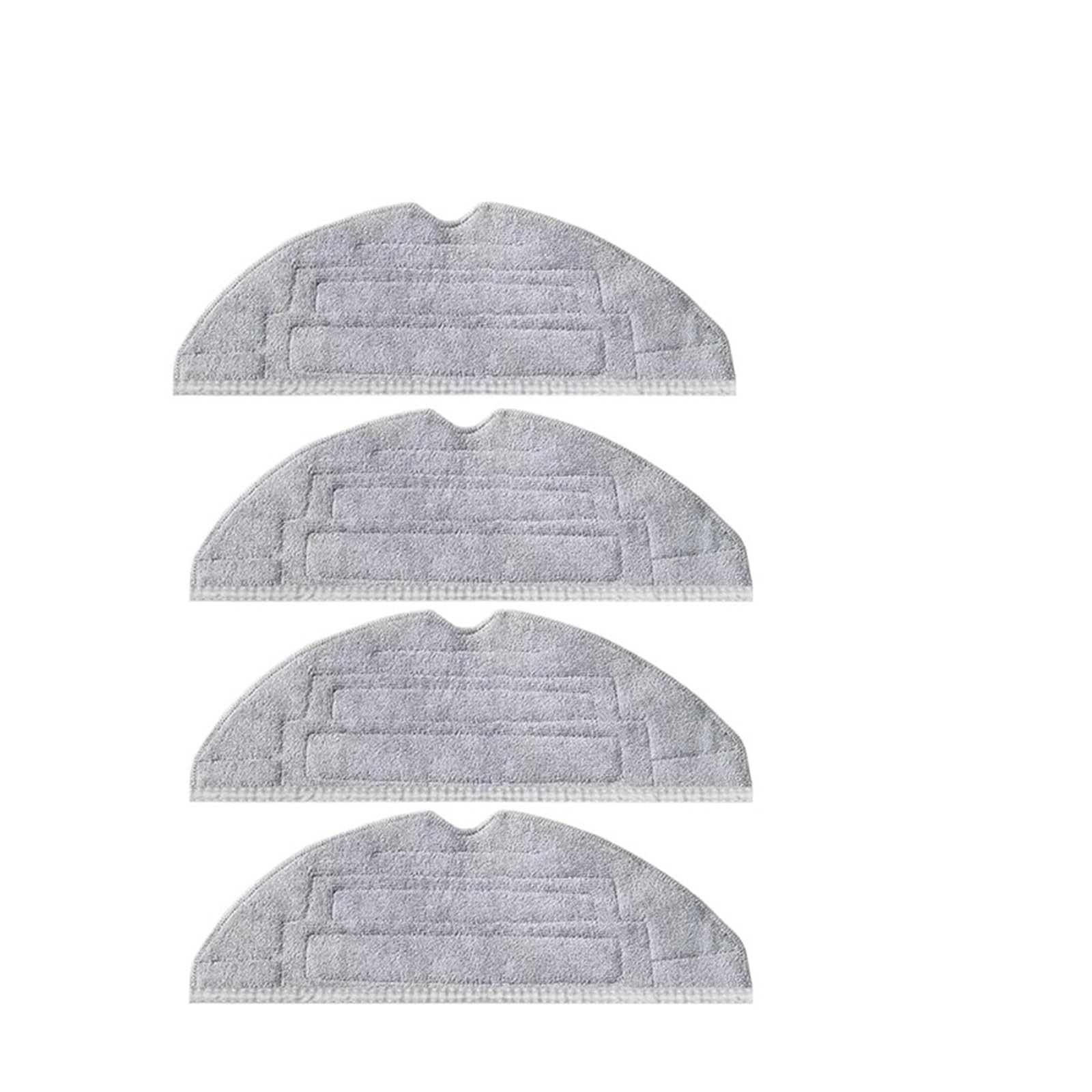kvcccss Double Vibration Mop Pad Vacuum Cleaner Robot Mop Rags Parts Mop Cloths Accessories，Compatible For Roborock， S8 S8PLUS S8+ S8Pro Ultra G20(SET6)