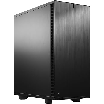 Fractal Design Define 7 Compact Black, Compact ATX PC Case Made of Aluminium/Steel, Insulated for Silent Computing - Black
