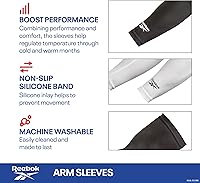 Vista 2 de Reebok Compression Arm Sleeves for Men and Women