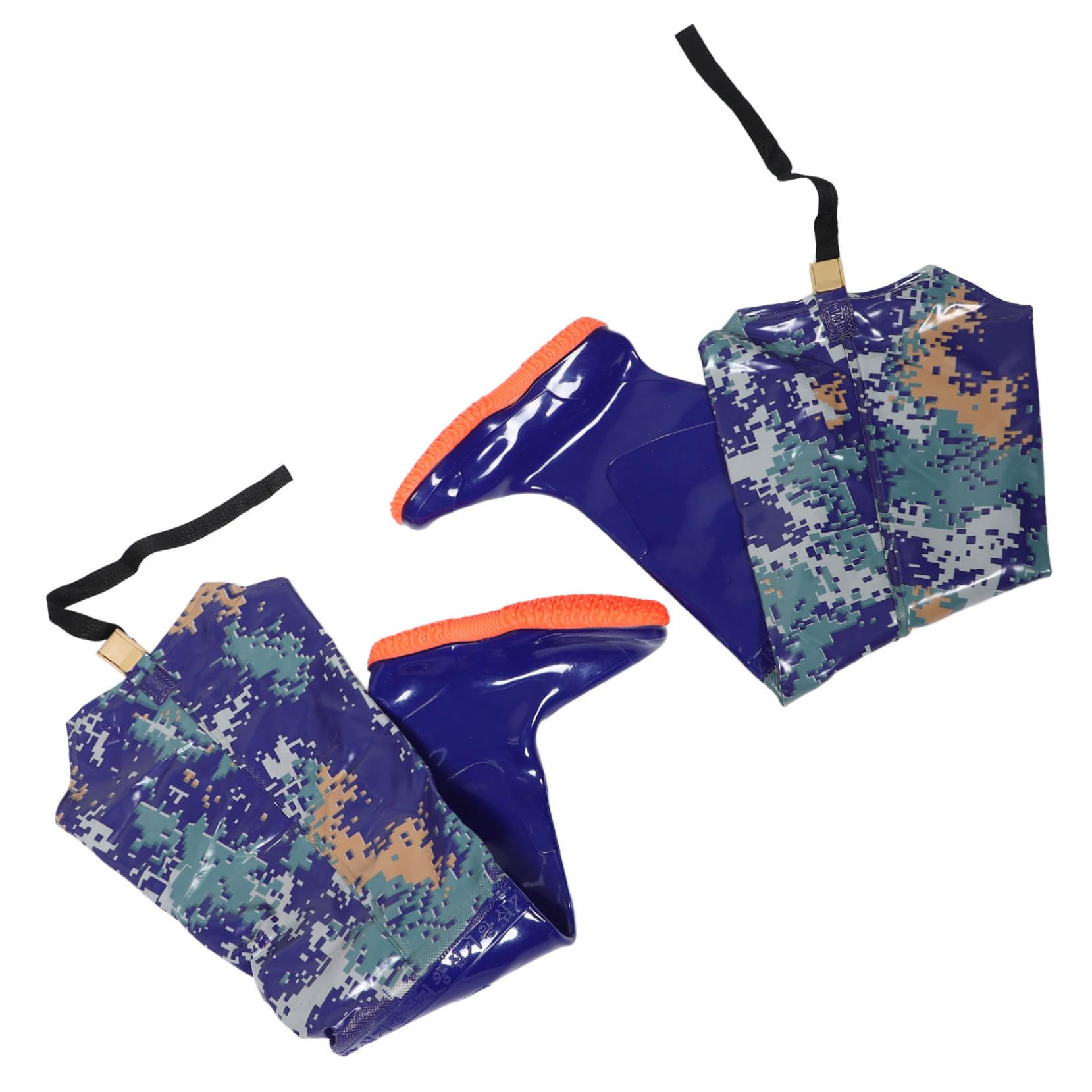 LIOOBO Breathable Waterproof Waders High PVC Wading Boots Non-Skid Rain Shoes Men's Hip Boots Size 44 Ideal for Outdoor Activities