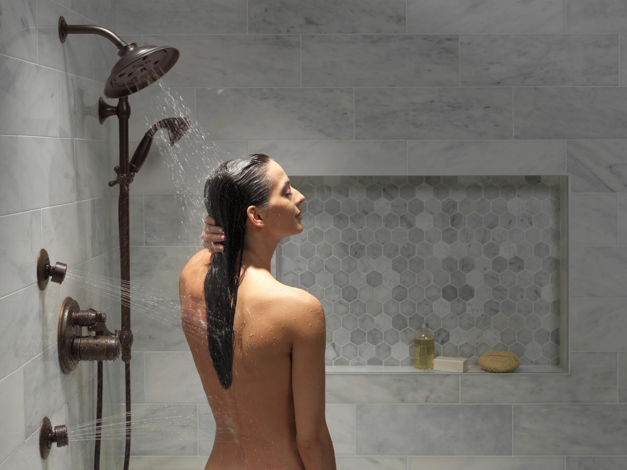 DELTA 50560-RB Universal Showering Components Trim, Venetian Bronze - Image 4
