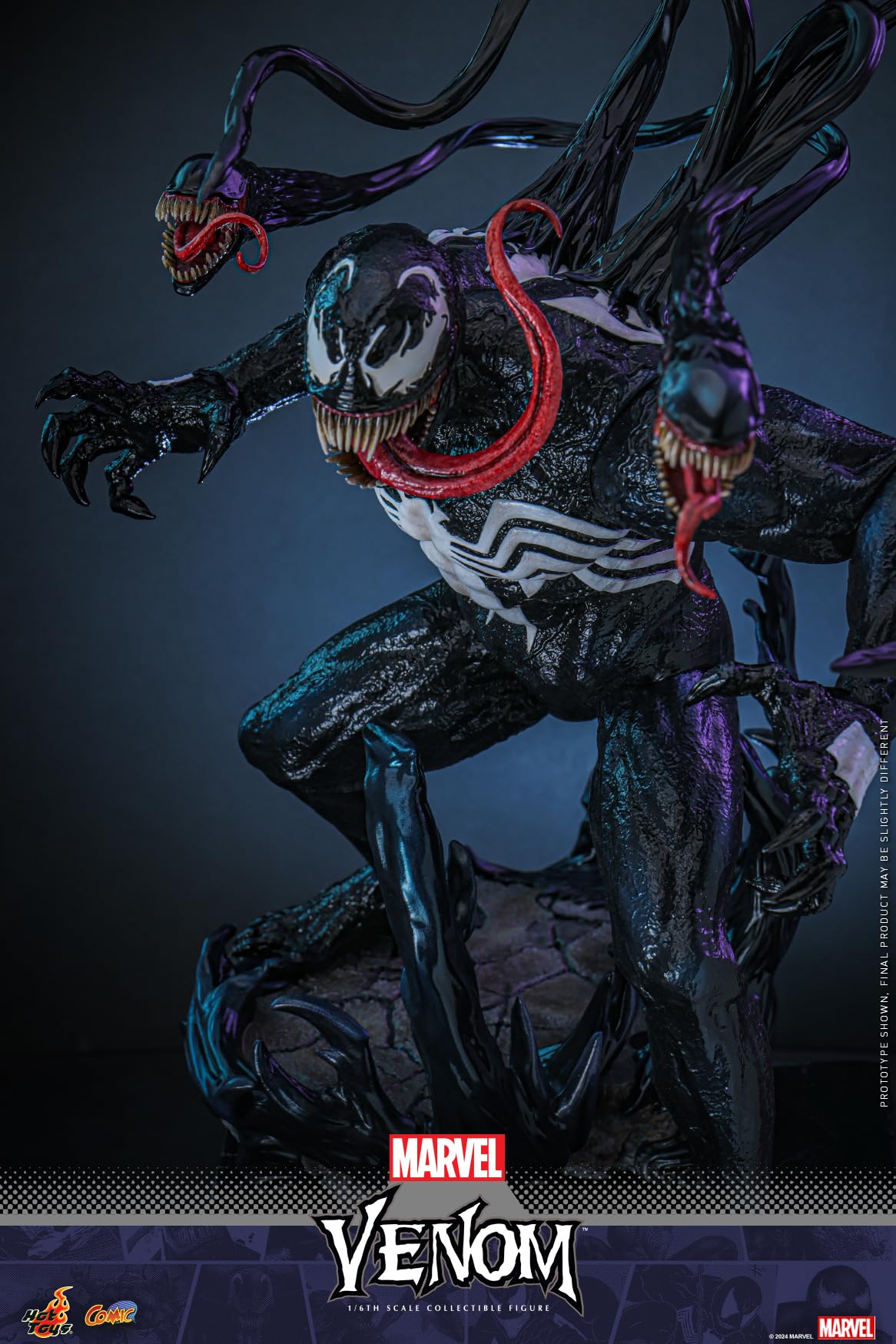 Cómic obra maestra Marvel Comics Venom escala 1/6