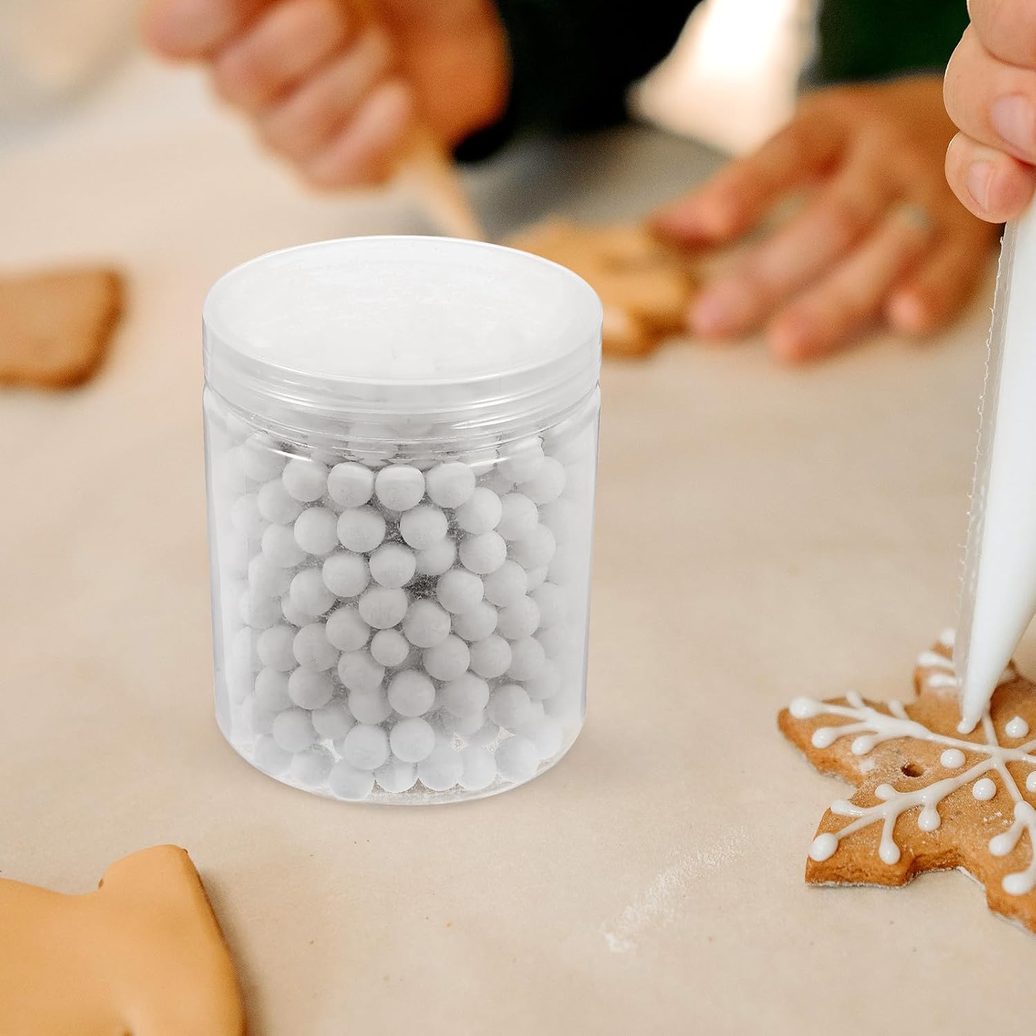 Reusable Ceramic Baking Beans for Pie Crusts, 1 Bottle White
