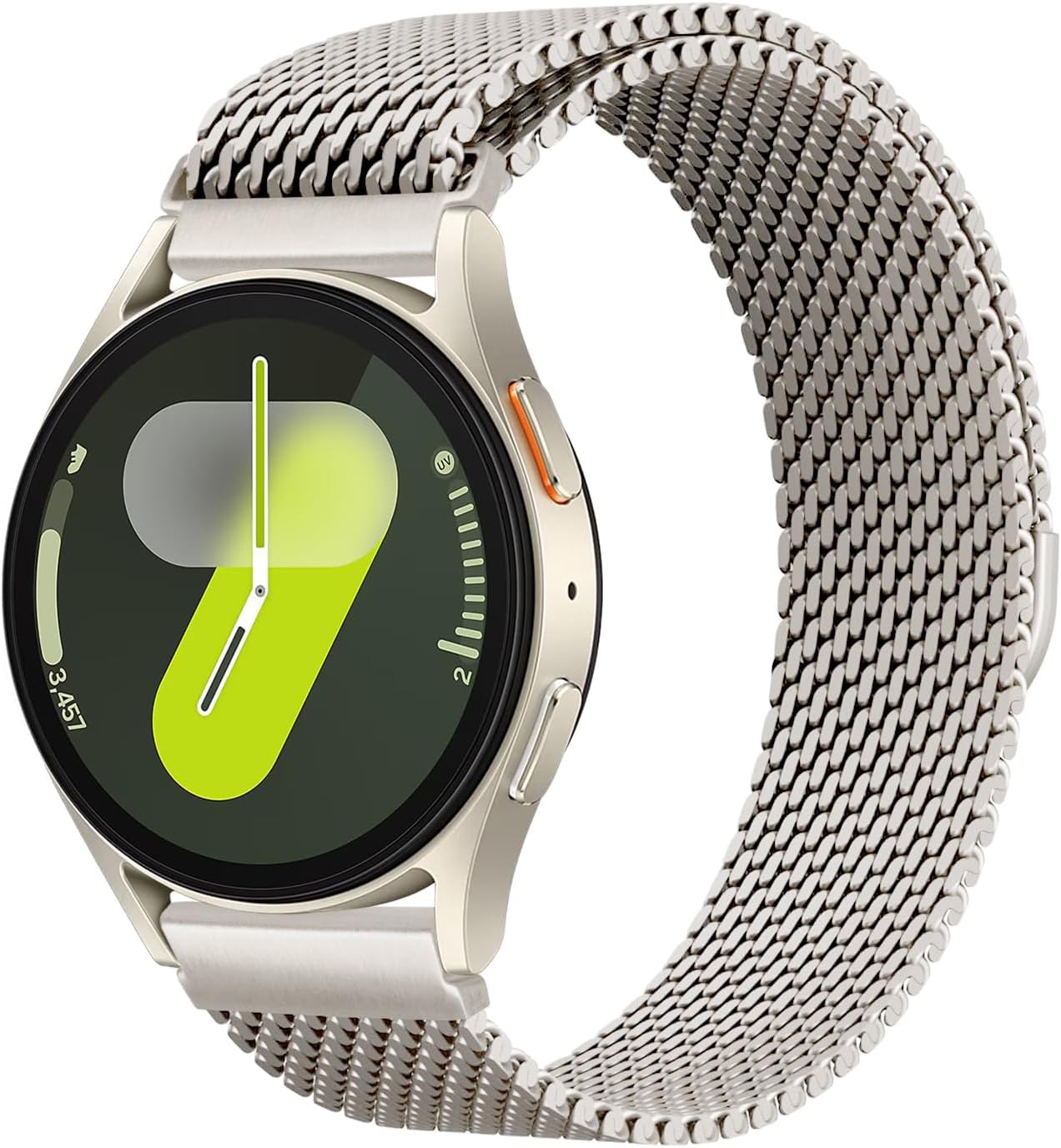 Milanese Metal Bands for Samsung Galaxy Watch 7 6 5 4 Band 40mm 44mm/Watch 6 4 Classic Bands 46mm 42mm 47mm 43mm/5 Pro/3 41mm/FE/Active 2 Men/Women,20mm Stainless Steel Mesh Loop Magnetic Strap Correa