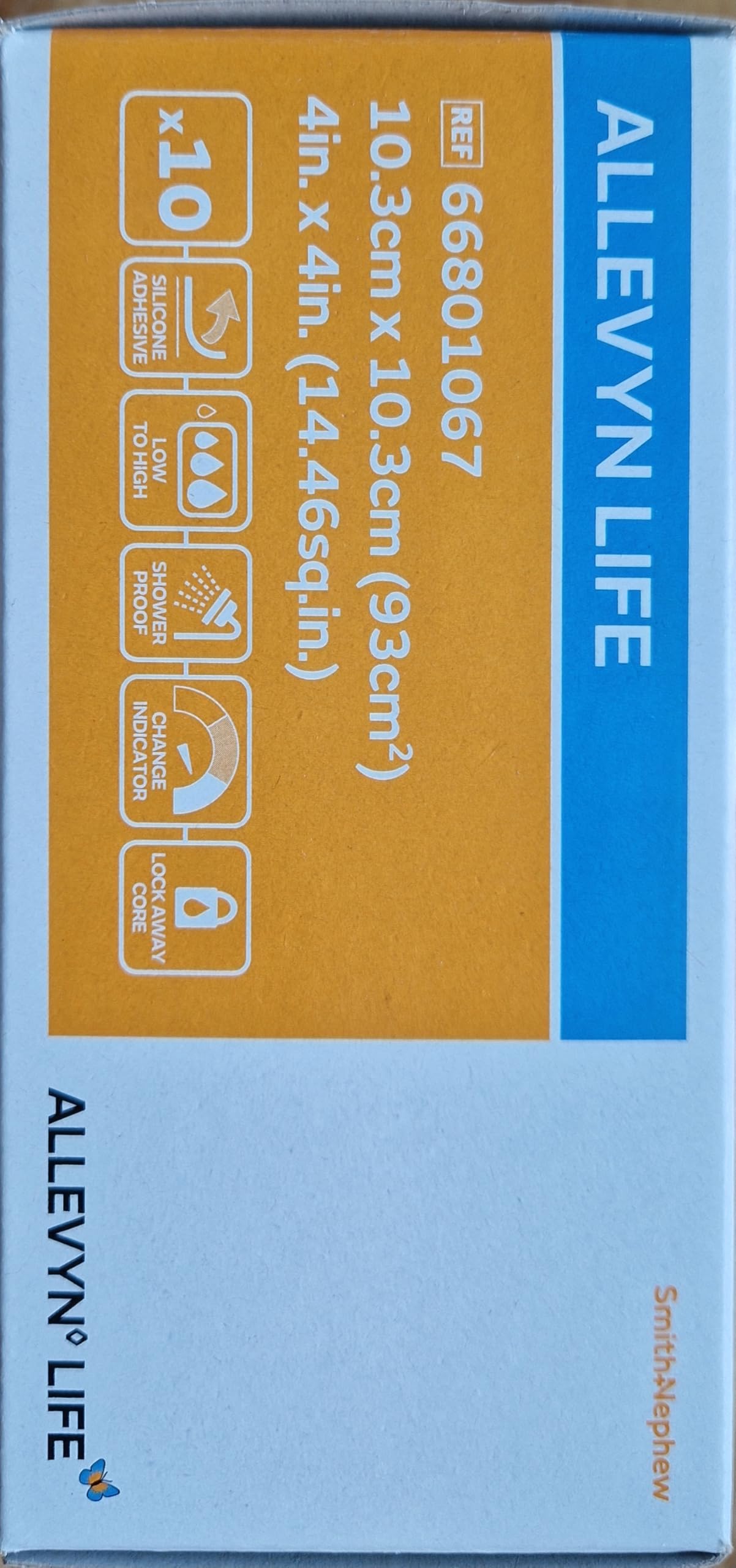 Allevyn Life 10,3x10,3 cm Silikonschaumverband