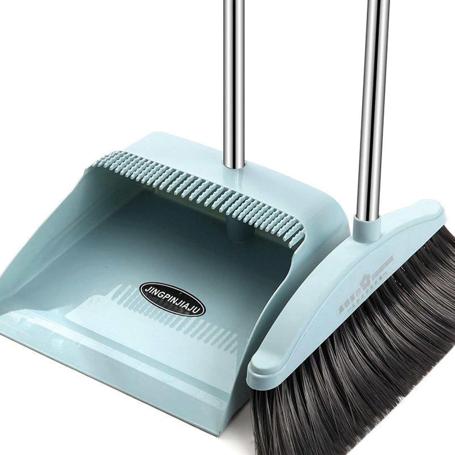 Yajexun Long Handled Dustpan And Brush Set Dust Pan And Sweeping