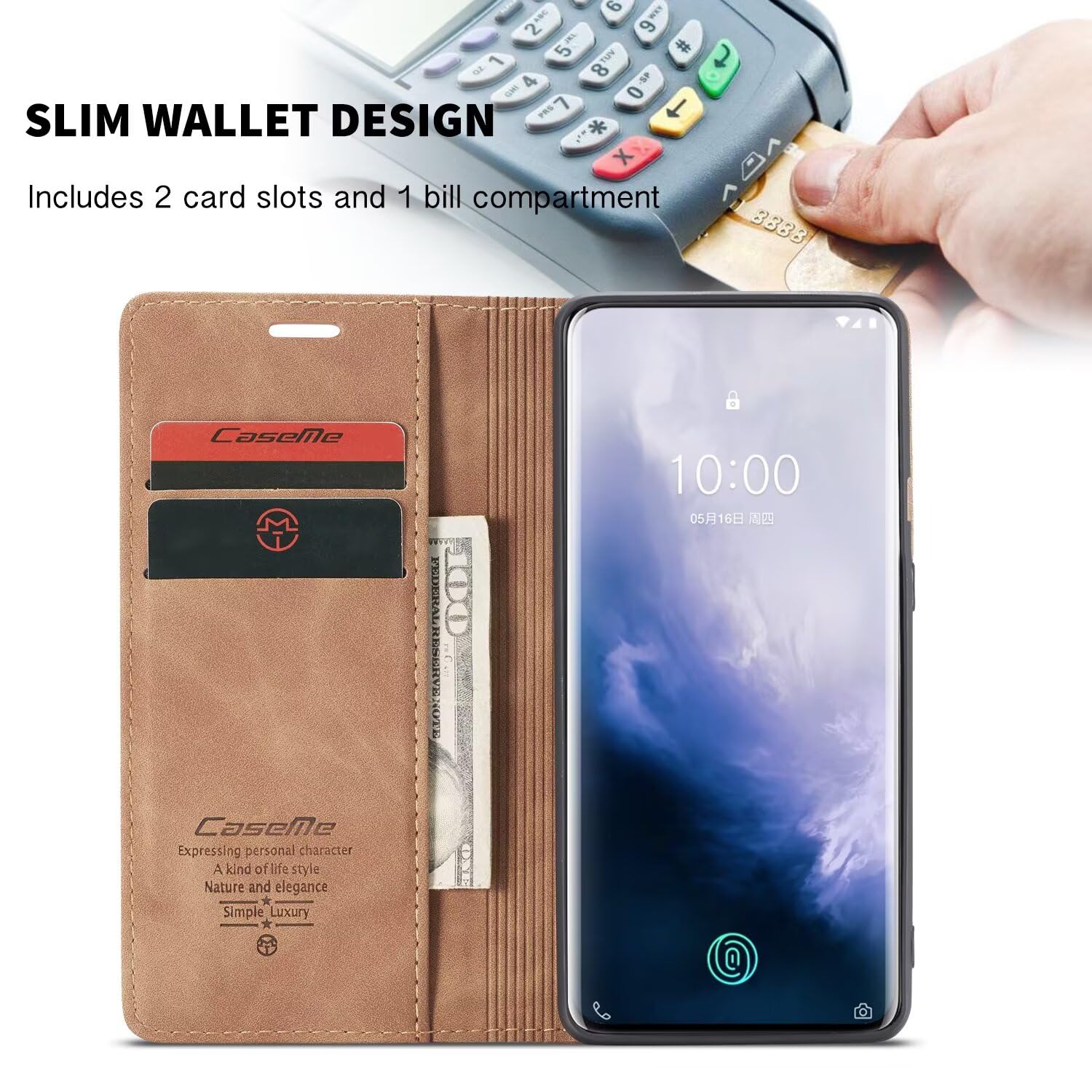 Custodia Magnetica Stand Cordino BRAND SET Cover Per Ulefone Note 9P Custodia Portafoglio Custodia Con Tasche Carte