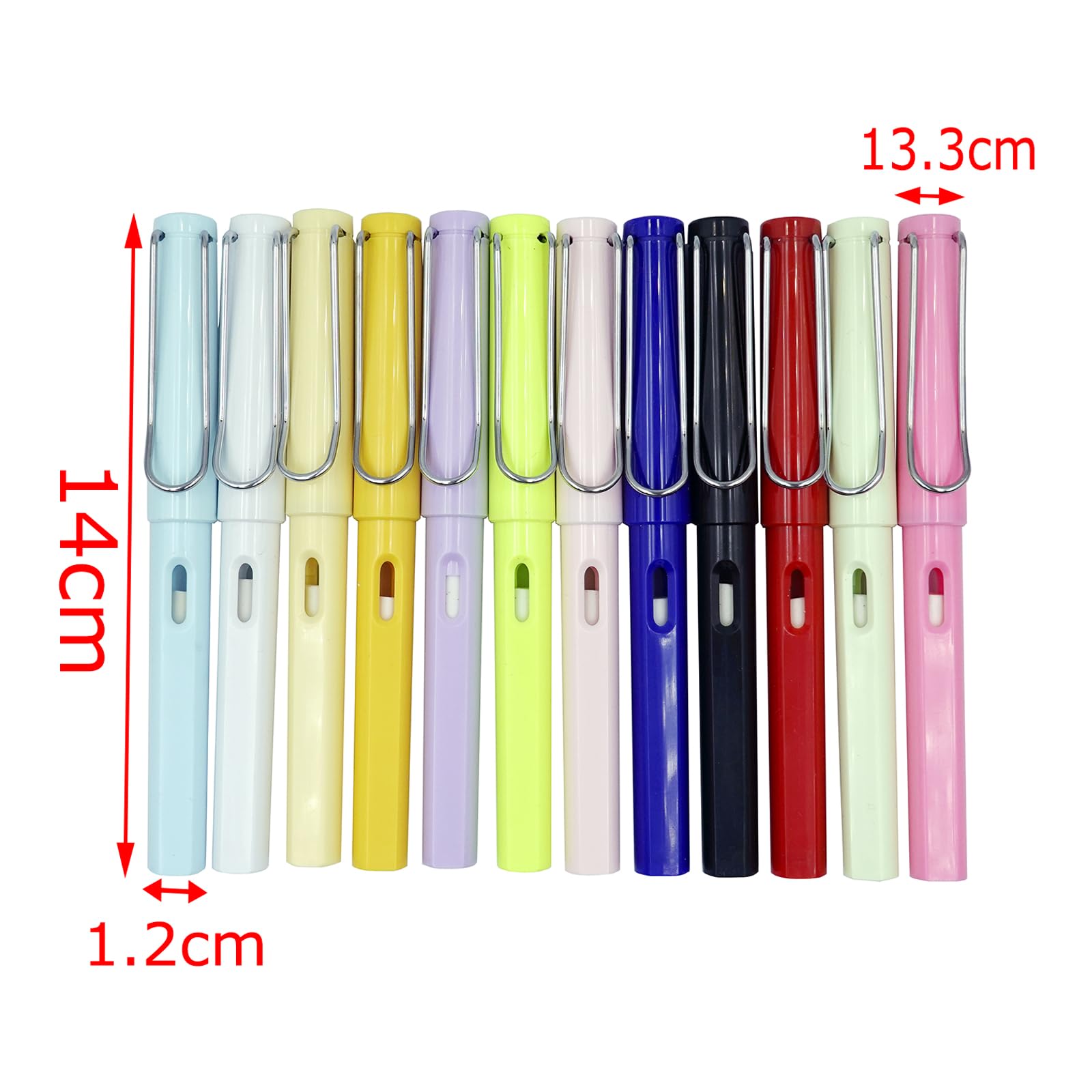 XNJIHWA 12PCS Infinity Pencils Black Refill Pencil Inkless Everlasting Pencil with Eraser and 12pcs Replacement Nibs for Writing Drawing - Image 2