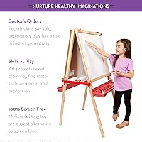 Vista 4 de Melissa & Doug Caballete de repuesto de rollo de papel de lujo (18 pulgadas x 75 pies), paquete de 2, color blanco