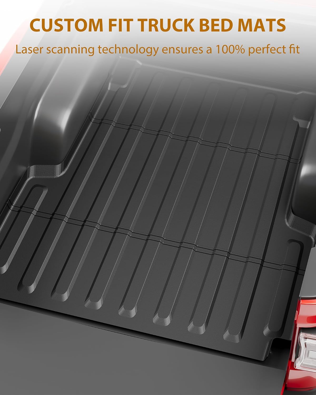 GarveeTech Truck Bed Mat for 1999-2016 F-250 F-350 Super Duty 6.75 ft Bed, Custom Fit TPE All Weather Pickup Truck Bed Liner Accessories