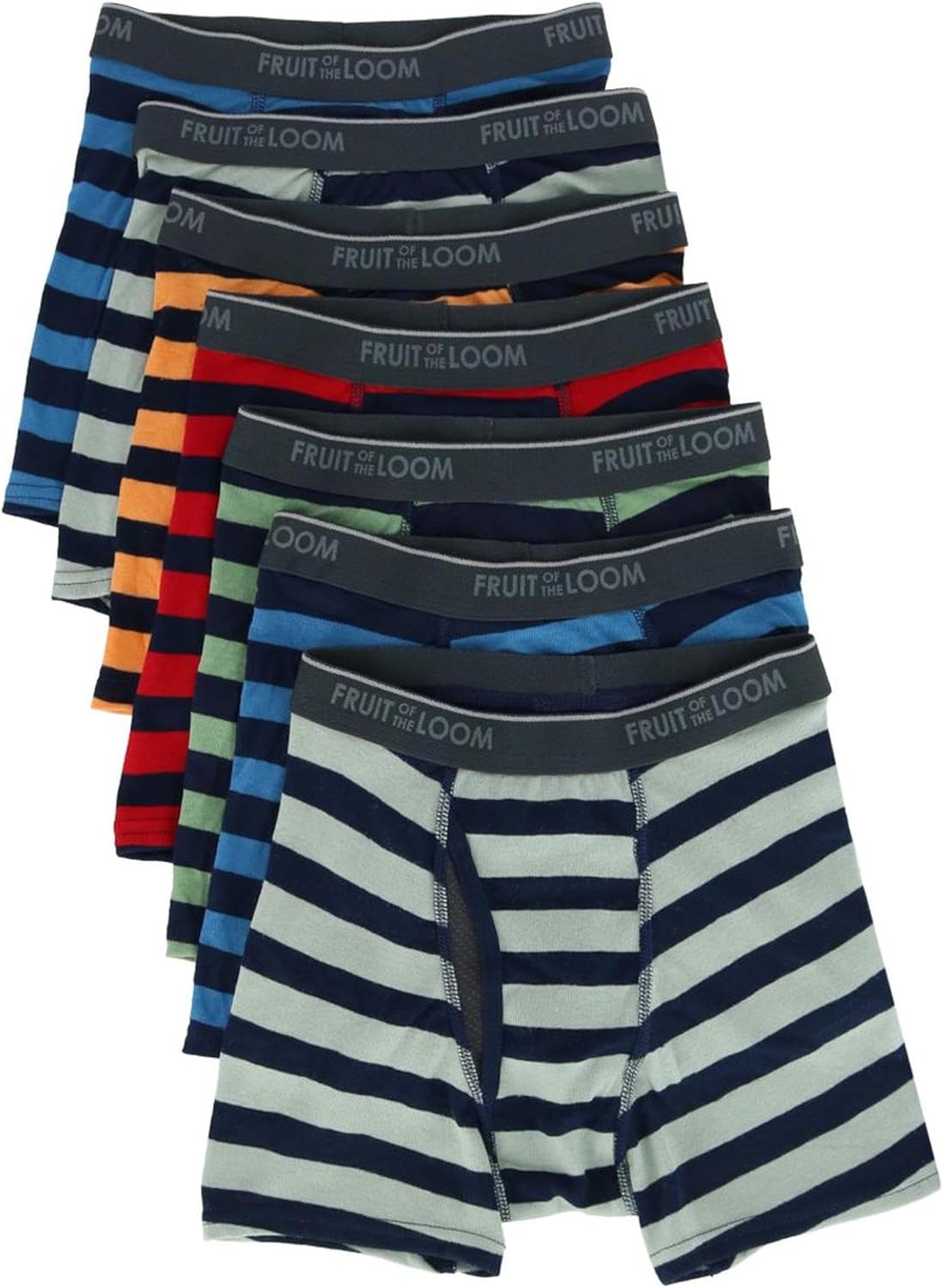 Fruit of the Loom Boys' Tag Free Cotton Boxer Briefs