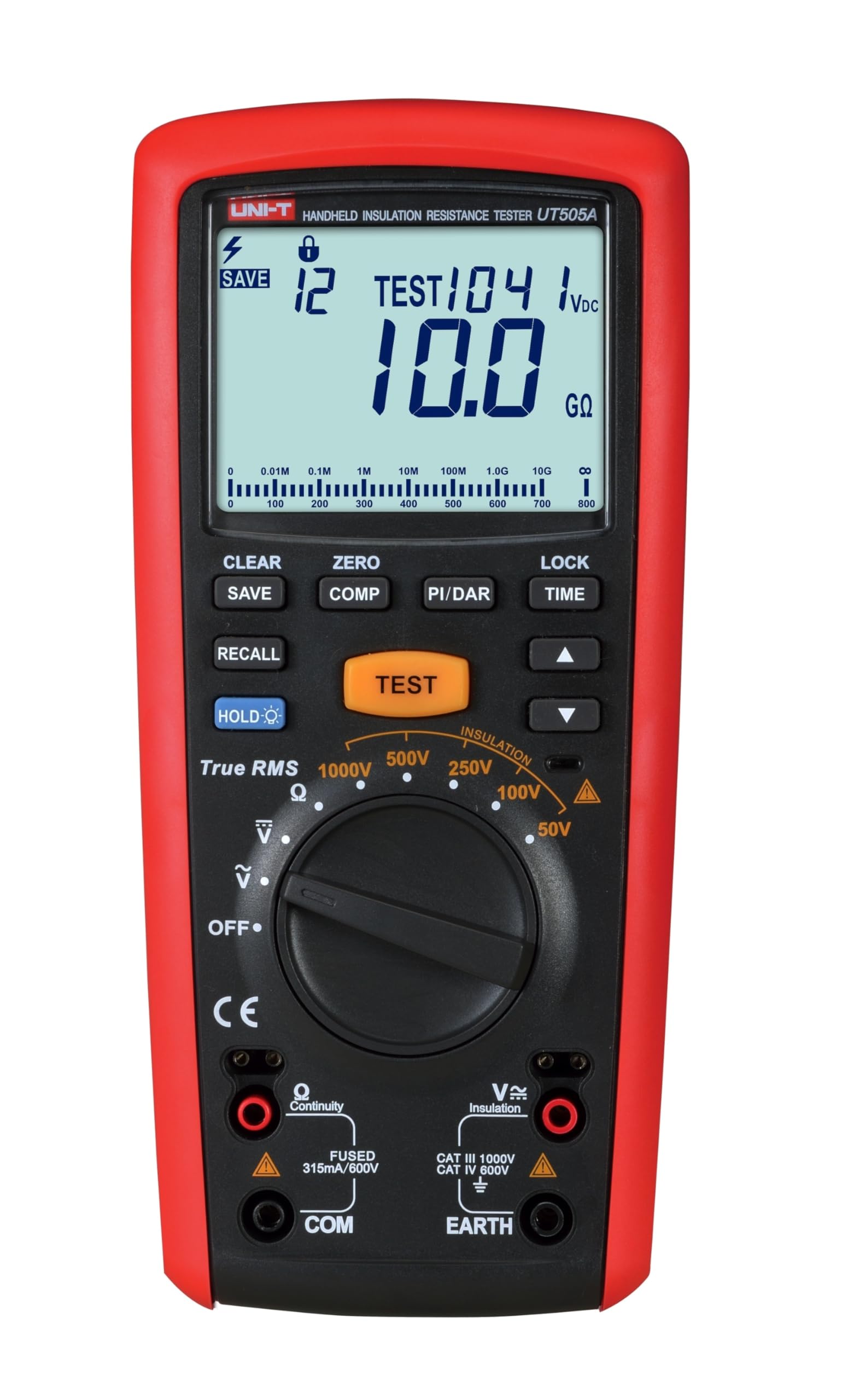 Multifunción de aislamientostest UNI-T ut505 a aislar prueba UNI-T ut505 a