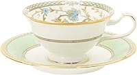 Vista 8 de Noritake Juego de platos Yoshino para té y café, Y6988/9983 (importación de Japón)