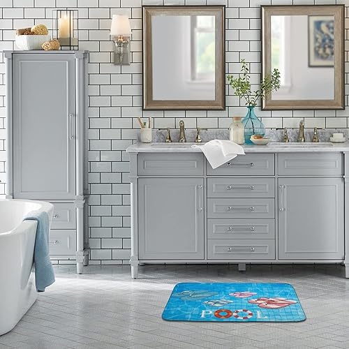 Vista 6 de Felpudo de piscina, tapete de piscina para exteriores, tapete de bienvenida, decoración del hogar, tapete de bienvenida, tapete de interior, tapete