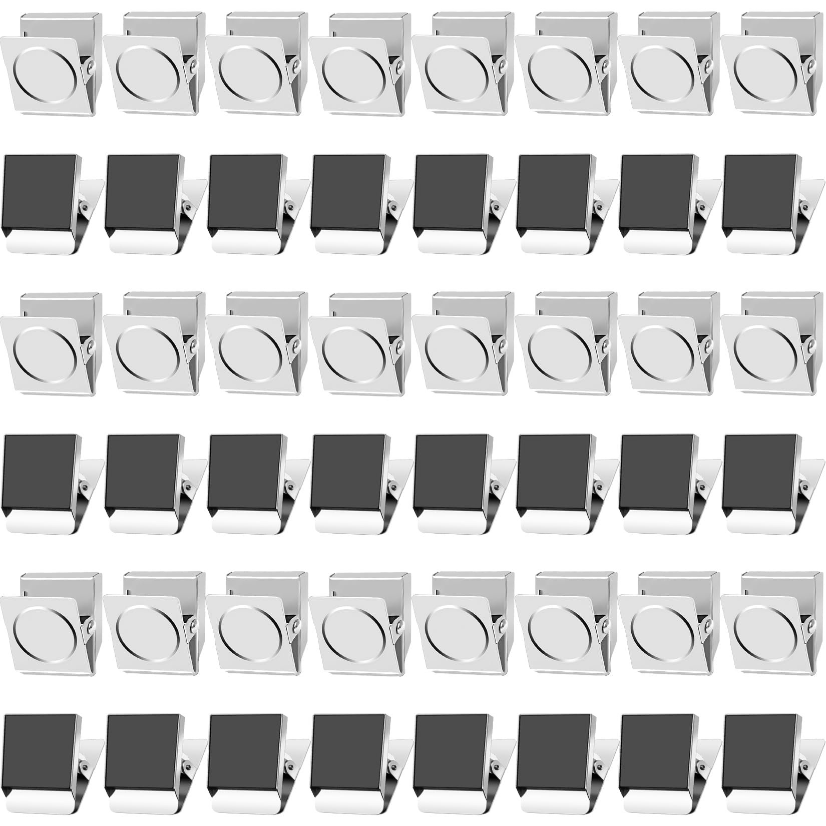 Grtard 48 Pack Fridge Magnetic Clips, Heavy Duty, Whiteboard Refrigerator Magnets, Clips for Whiteboard, Refrigerator, Classroom, Home, Office and Garage