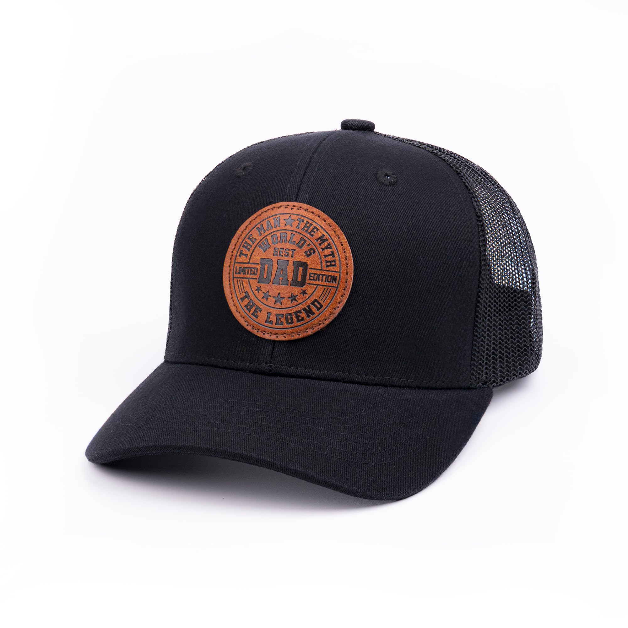 World Best Dad Ever Cap, Dad Hat Father Day Birthday Gifts for Dad Papa from Daughter Son Trucker Black Cap