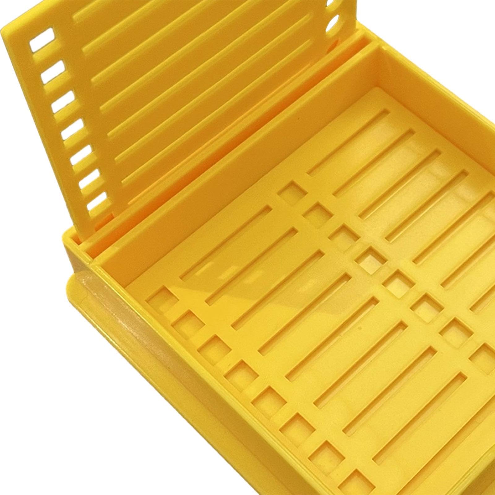 6 Pièces de Porte-notes Adhésifs avec Gabarit, Distributeur de Blocs-notes Adhésifs, Organiseur avec Cases à Cocher et Cercles à Dessiner, Matériau PP, 5 pièces