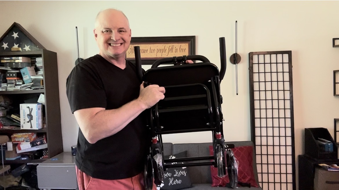Review of the lightweight foldable transport wheelchair