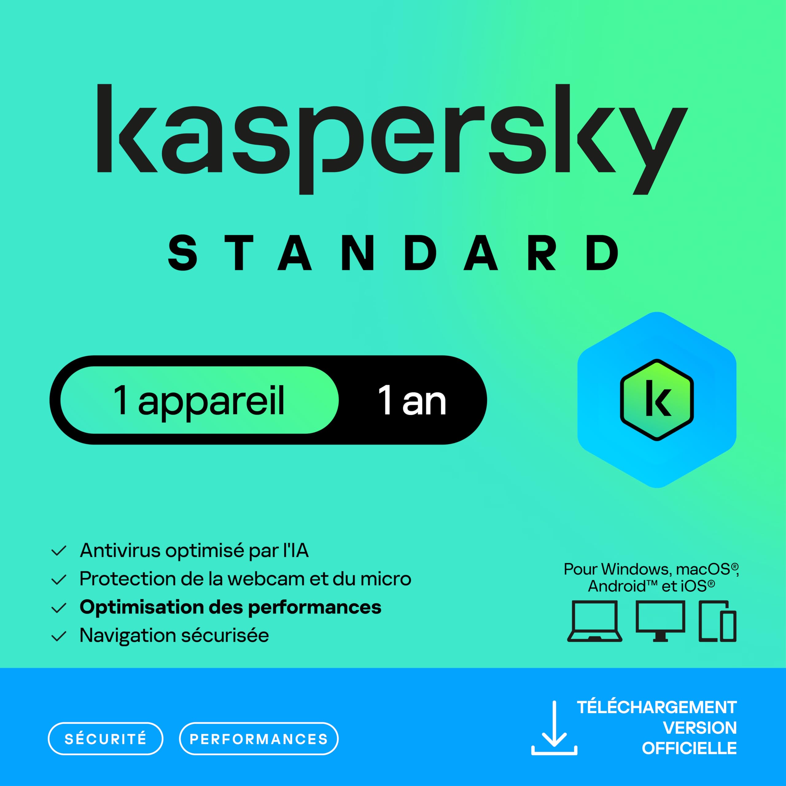 Kaspersky Standard 2026 avec protection bancaire et optimisation PC Mac Mobile - 7