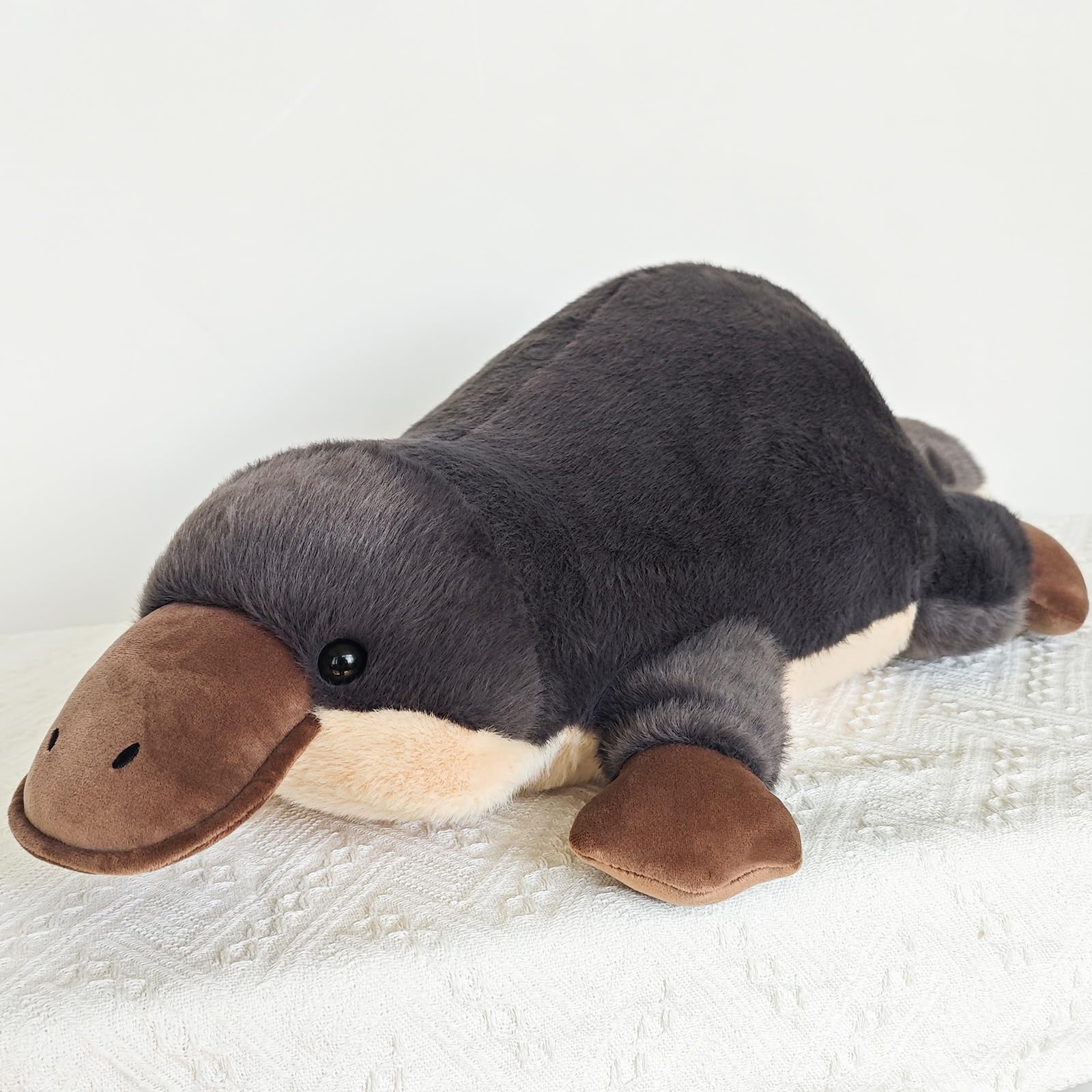Giant Platypus Plush 2 25Foot Platypus Stuffed Animal Cute Stuffed Platypus Soft Grey Duck-Billed Plush Gift for Girlfriend