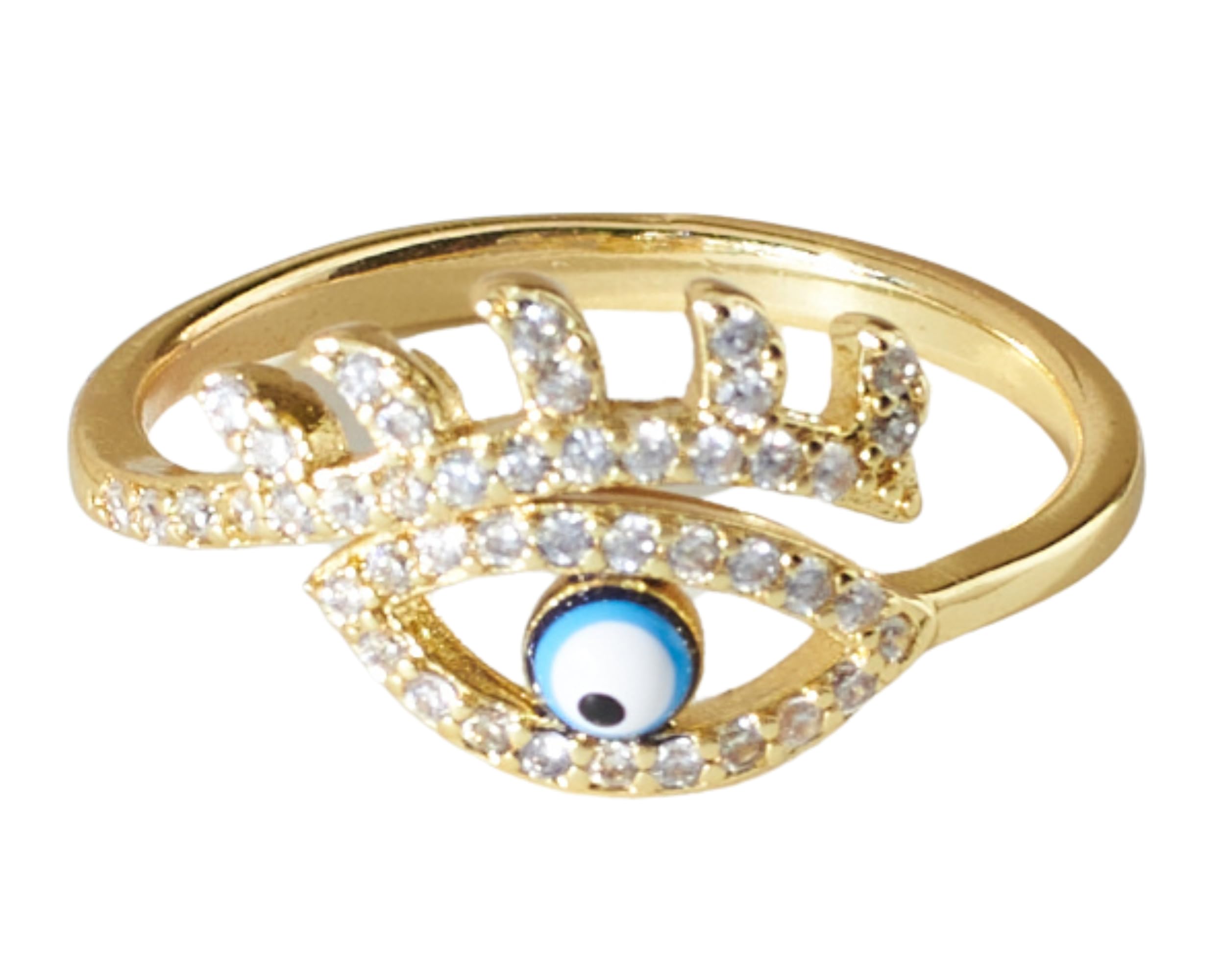 SALTY Fashion Warding Eye Finger Ring for Women & Girls | Anti-Tarnish | Fancy | Stylish & Minimal | Birthday Gift | Aesthetic Jewellery | Accessories for Everyday Wear (B0D3XPC6SV) Amazon Price History, Amazon Price Tracker