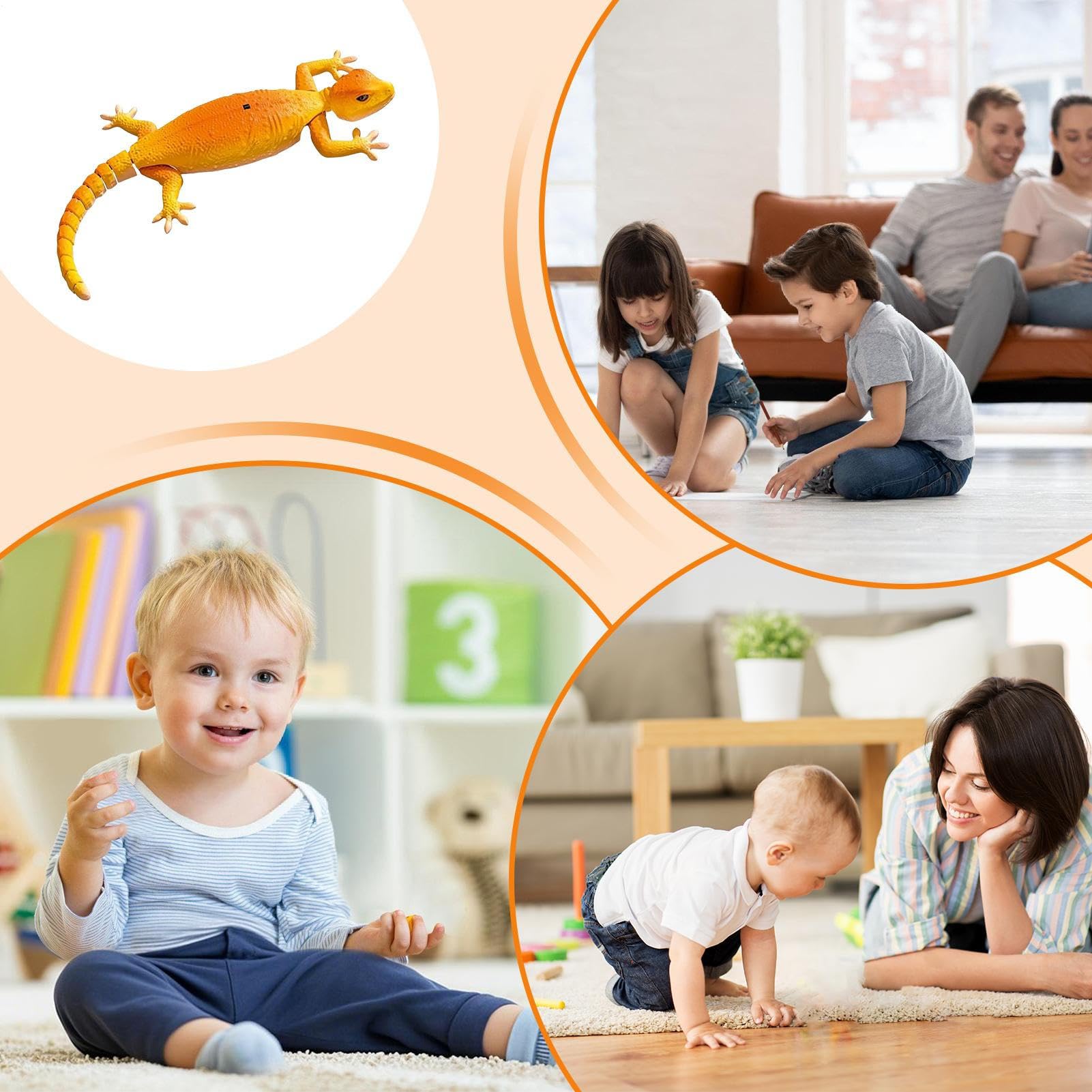 Generisch Wandkletter-Gecko-Spielzeug – Wandkriecher-Gecko | Ferngesteuerte Roboter-, kletternde Geckos, interaktives Spiel zum Spielen, Heimunterhaltung, Spaß, Neugier, Indoor-Kinderaktivität,