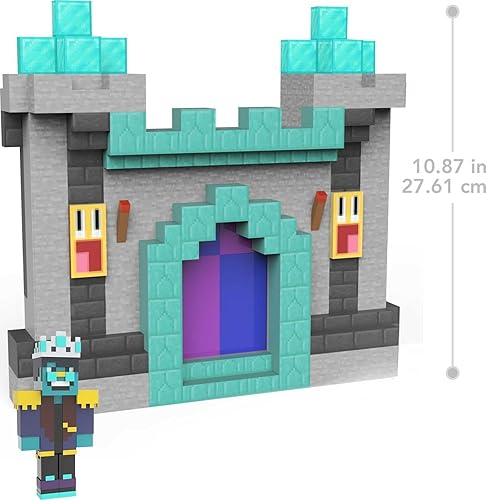 Miniatura 5 de Mattel Minecraft Creator Series Playset, juguete Party Supreme's Palace con luces, música y figura de acción de 3.25 pulgadas