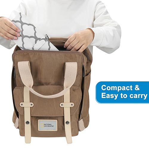 Miniatura 5 de Accmor Cambiador de pañales portátil, impermeable, plegable, cambiador de bebé para viajes, regalos de registro de baby shower