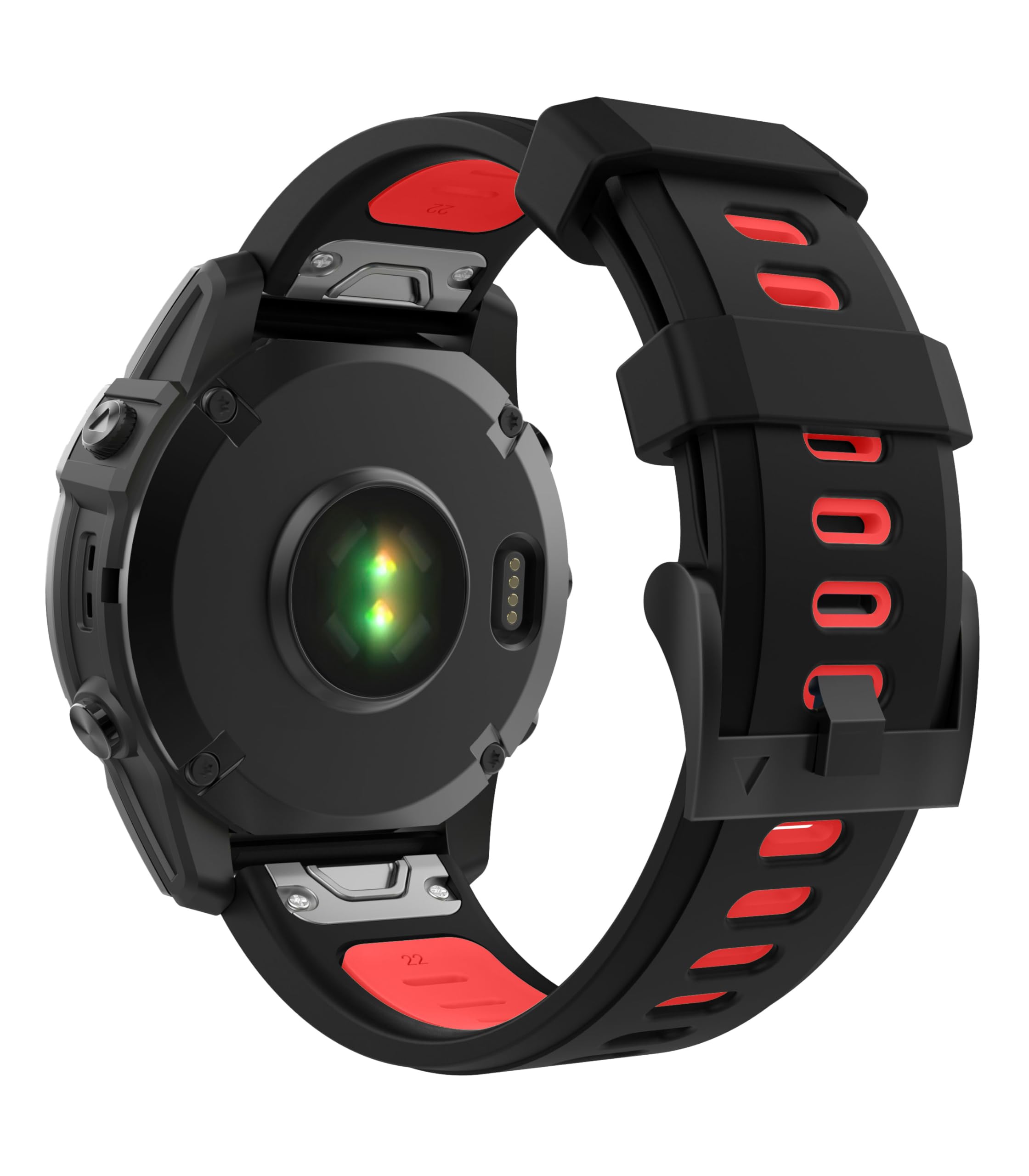 Astorgos 22mm Watch Strap Compatible with Garmin Fenix 7/7 Pro/6/6 Pro/5/5 Plus/Forerunner 965/955/945/Instinct Solar/Instinct 2, Quick Release Watch Strap Waterproof Sport Wristband