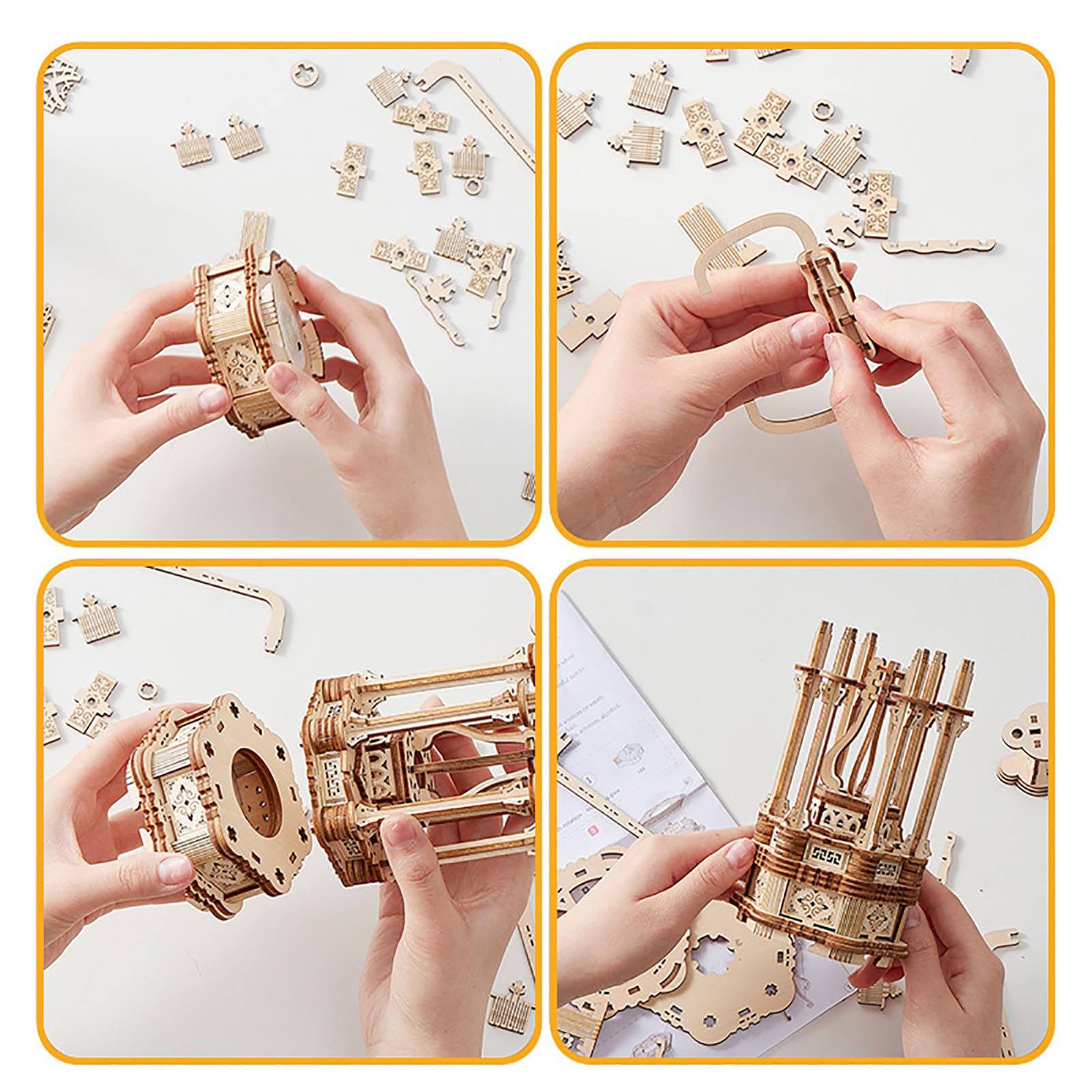 Kit di costruzione di modelli meccanici, Pinball Running Model Kit, Kit modello meccanico elettrico 3D, Kit di processo di costruzione meccanica autoassemblaggio per trasporto a sfera