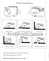 Vista 4 de RIVERWELD Puente de la leva de la prueba del medidor de inspección de soldadura cubital comprueba la profundidad de la socavación y picadura