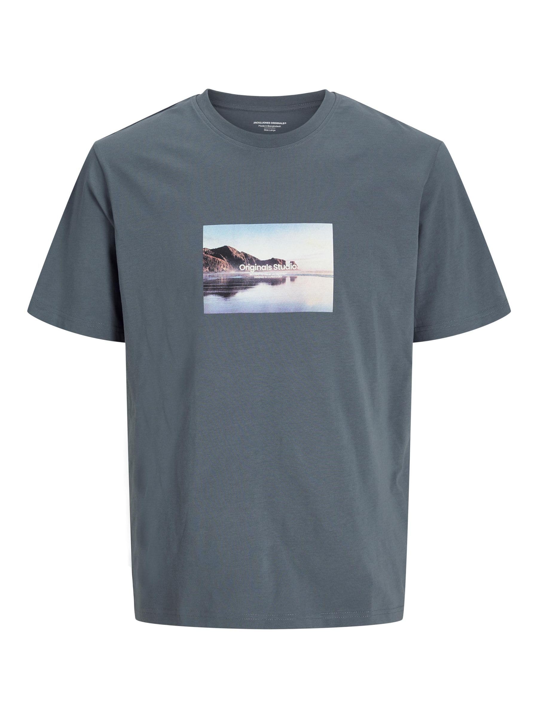 JACK & JONES Jorvesterbro Picture Tee Ss Crew Neck Sn