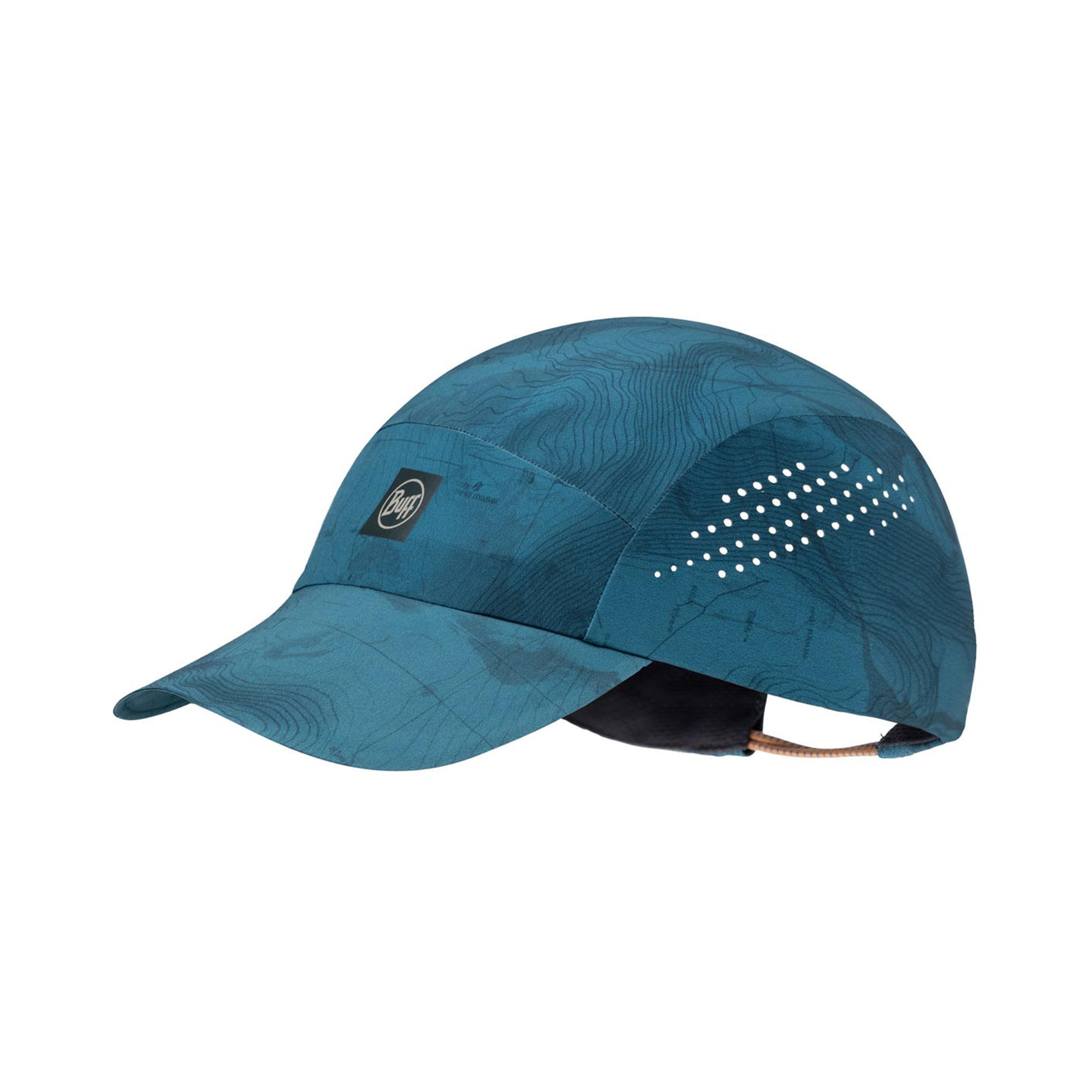 Buff®| Cap Pack Speed Flexible, UPF 50, Reflective Element, Comfortable, Elastic, Running, Ventilation, Foldable L/XL Blue