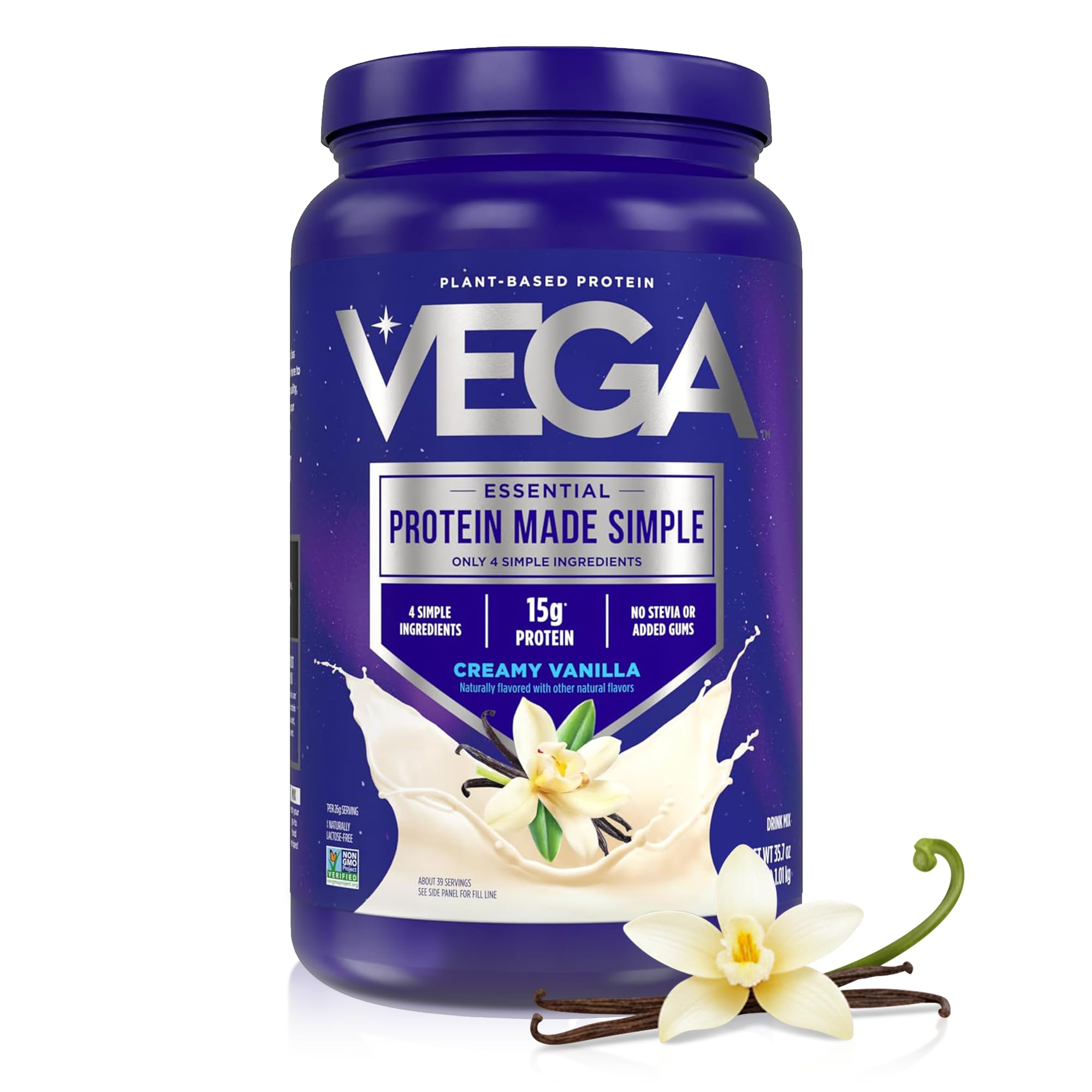 Amazon.com: Vega Protein Made Simple Plant-Based Vanilla Protein