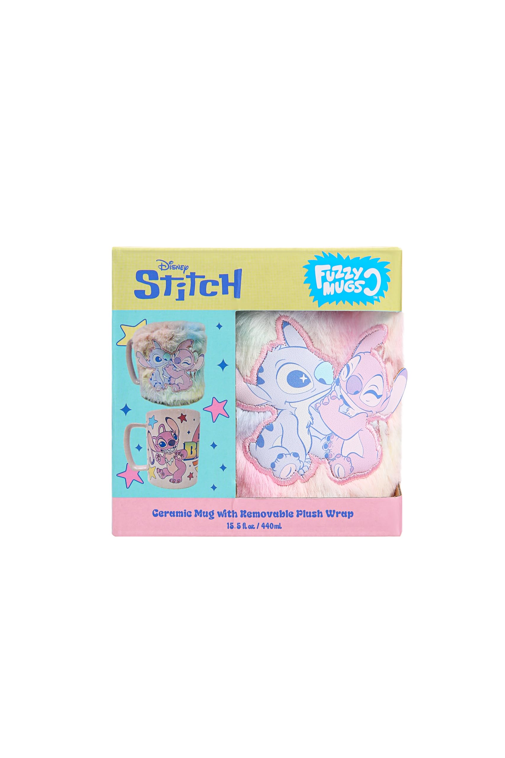 Pyramid International Lilo & Stitch (Planetary) 11oz Fuzzy Mug – Cute and Cozy Disney Gift for Fans, One Size