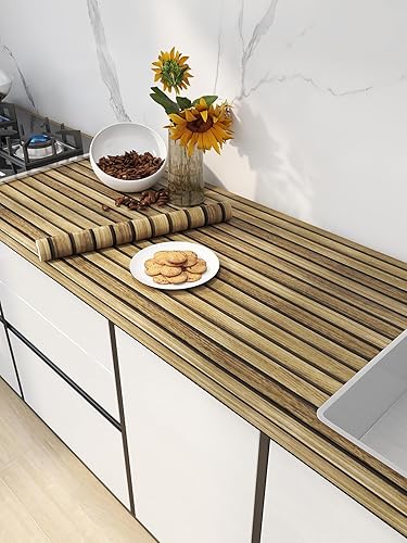 Miniatura 5 de Nuwallpaper - Papel tapiz de madera para despegar y pegar, papel tapiz de contacto para cocina, muebles, gabinetes, encimeras, extraíble,