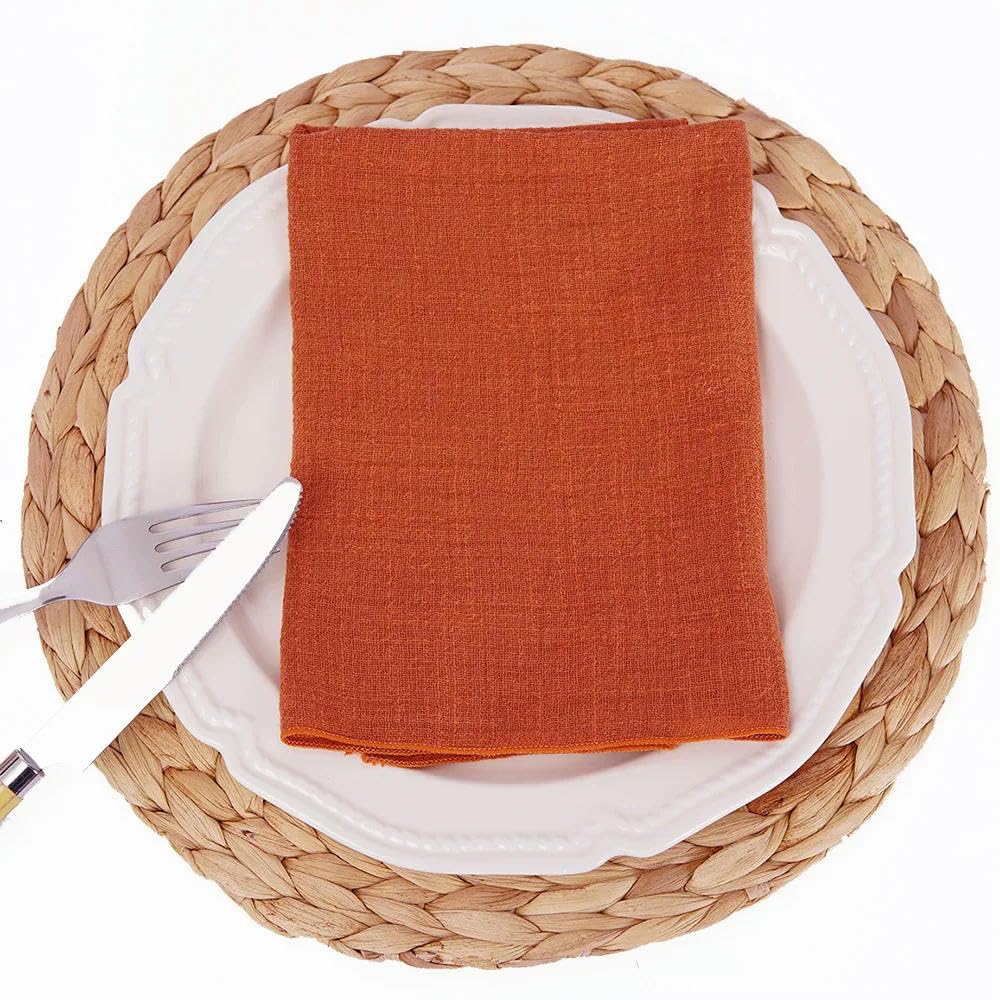 50 Stück 30 x 30 cm Stoffservietten zum Nähen, Gaze, Baumwollstoff, Hochzeit, Tischdekoration für Abendessen, Party, Weihnachten