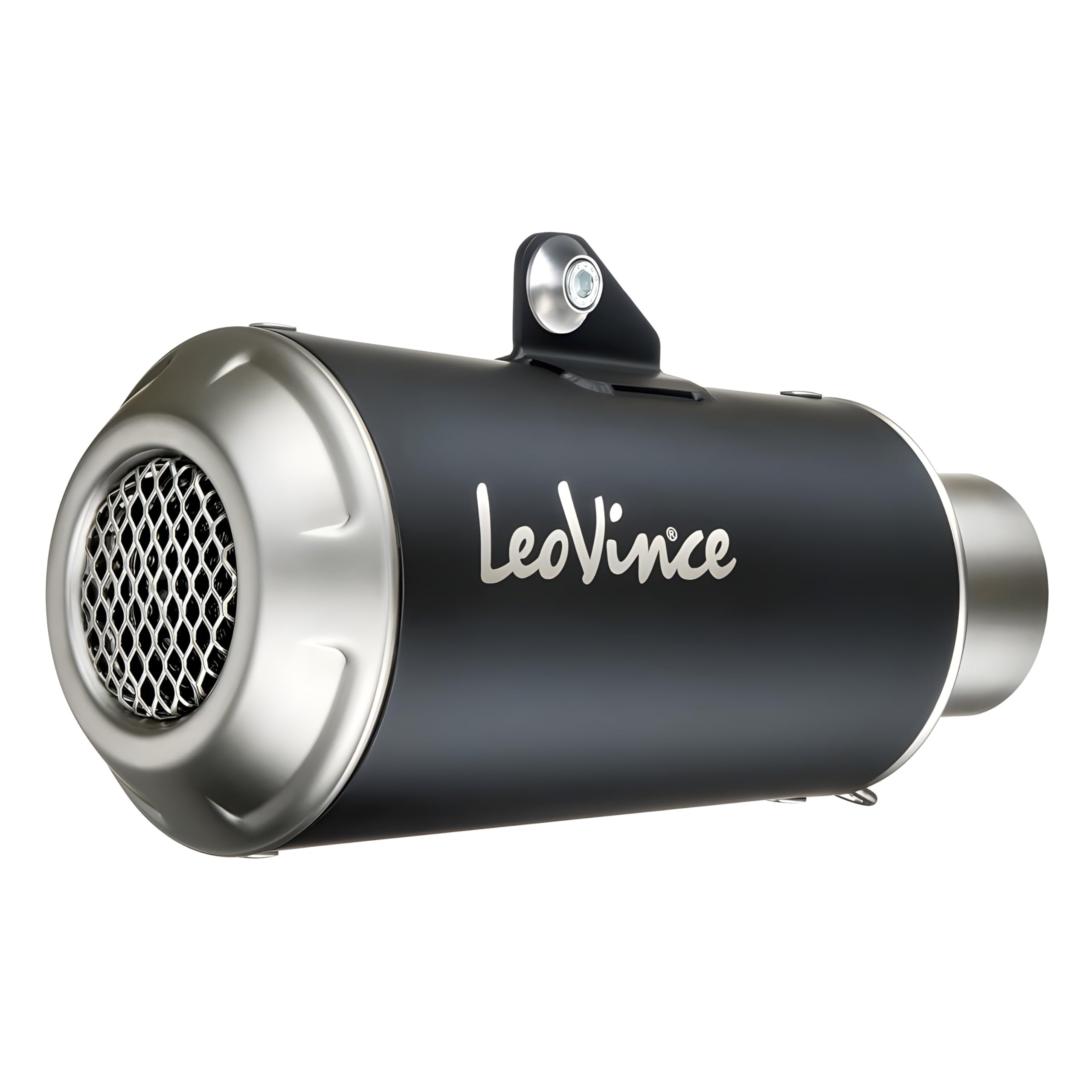 Kit silenziatore finale LeoVince universale LV-10 RACING Black Edition acciaio inossidabile nero, Ø 54mm
