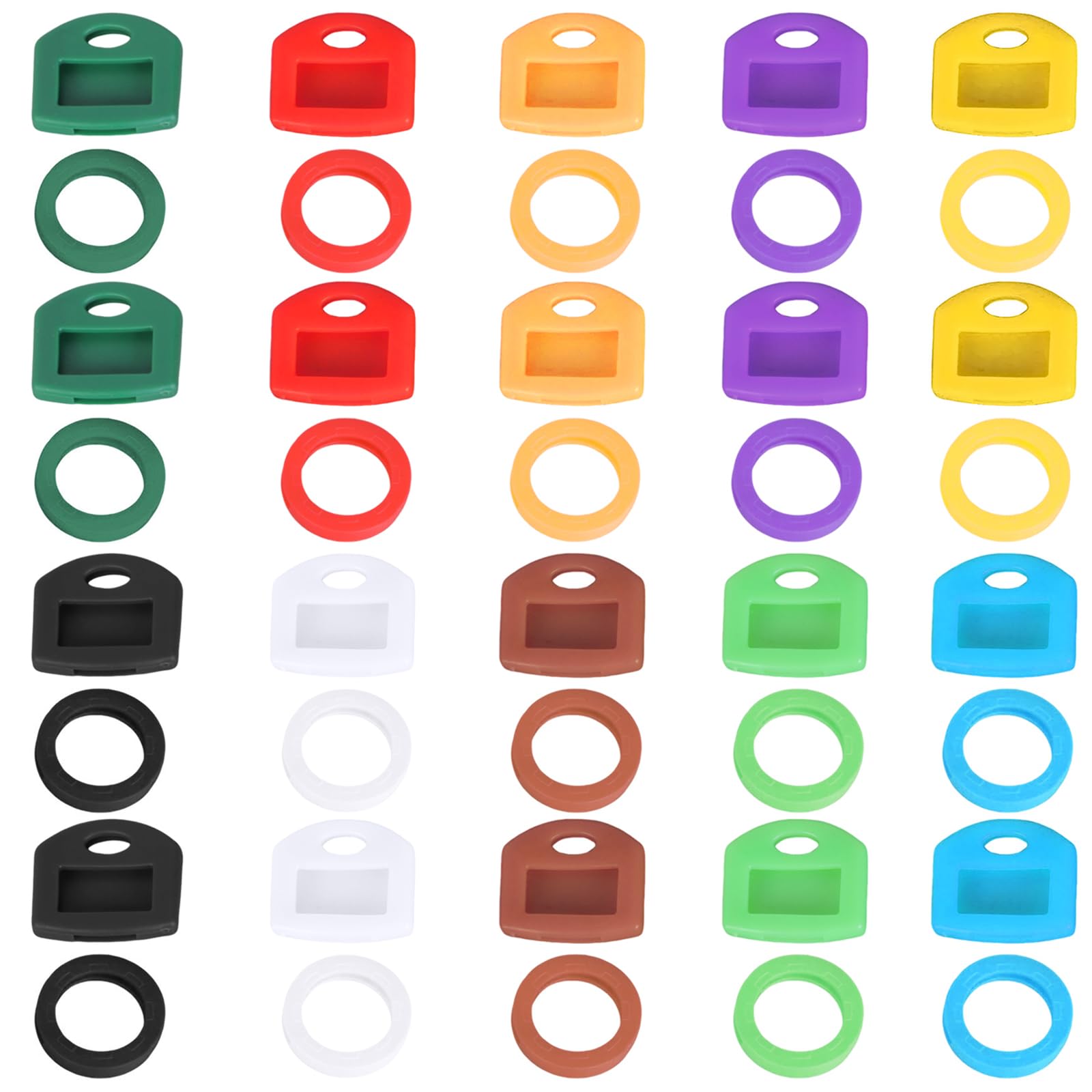 Assorted Caps Identifiers Covers for Effective Management Feature Silicone in Various Color Fast Easy Access Markers