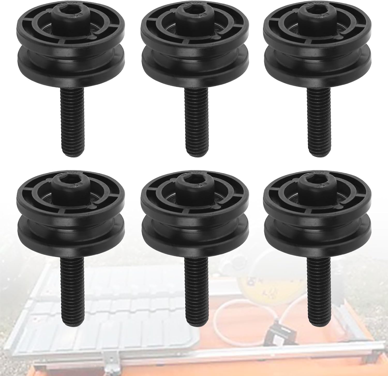 305784005 305784001 Tile Saw Roller Assembly for Ridgid 7" Tile Saw R4030, R4030S, R4031, R40311 & Ryobi DT180EVO, Replaces 089041054704, 306784001, 524820001 Table Roller - 3 Pack