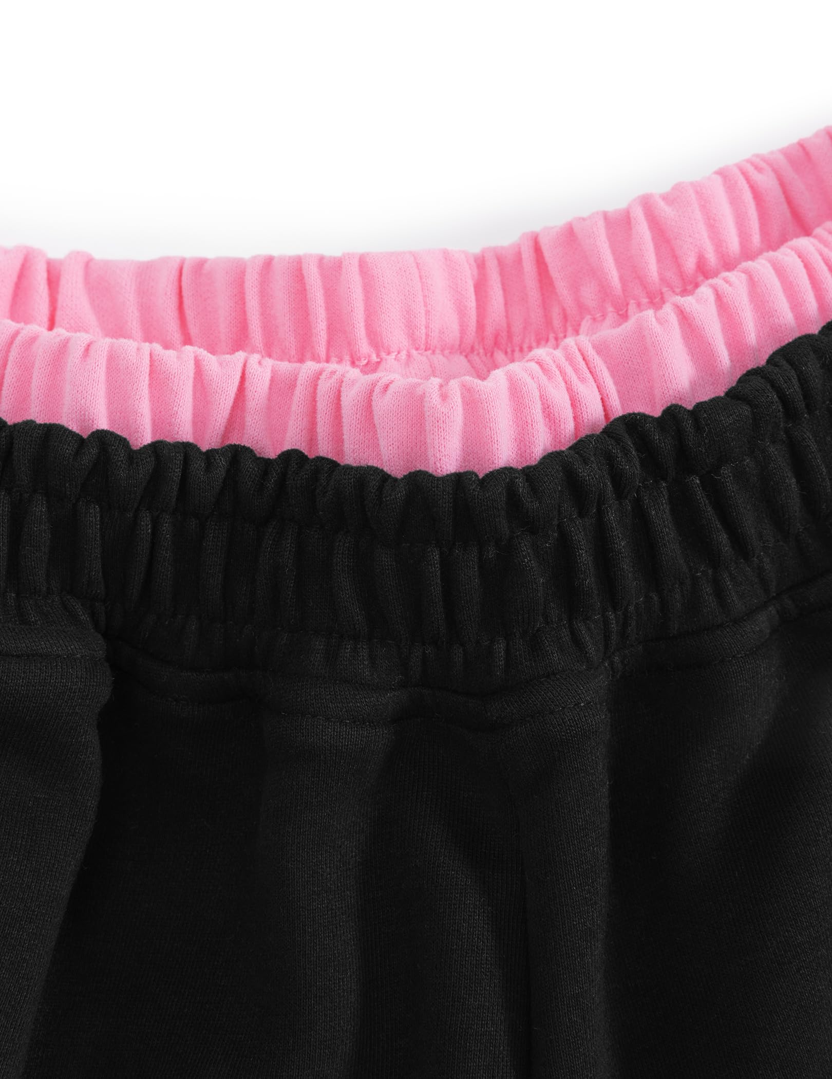 Aelfric Eden Pantalones de chándal holgados unisex para hombre y mujer, pantalones anchos con rayas de contraste, pantalones de calle con llavero en forma de corazón, pantalones deportivos holgados