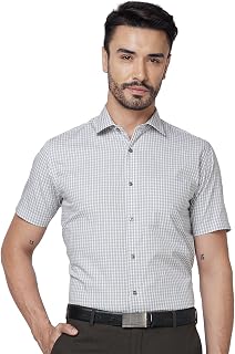 Park Avenue Men Cotton Regular Fit Checkered Light Shirt Price In India